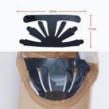 Maxbell 10 Pieces Baseball Cap Crown Inserts Shapers Dome Shape Retainer for Display