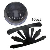 Maxbell 10 Pieces Baseball Cap Crown Inserts Shapers Dome Shape Retainer for Display