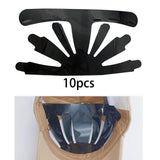 Maxbell 10 Pieces Baseball Cap Crown Inserts Shapers Dome Shape Retainer for Display