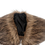 Maxbell Faux Fur Collar for Men Women Costume Accessory Larp Cosplay Medieval Mantle