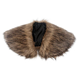 Maxbell Faux Fur Collar for Men Women Costume Accessory Larp Cosplay Medieval Mantle