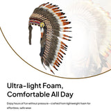Maxbell Artificial Feather Headpiece Dance Show Adults Indian Native Chief Headdress