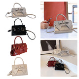 Maxbell Womens Tote Bag Shoulder Bag Fashionable Lightweight Casual Gift Satchel Bag Silver