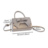 Maxbell Womens Tote Bag Shoulder Bag Fashionable Lightweight Casual Gift Satchel Bag Silver