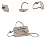 Maxbell Womens Tote Bag Shoulder Bag Fashionable Lightweight Casual Gift Satchel Bag Silver