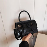 Maxbell Womens Tote Bag Shoulder Bag Fashionable Lightweight Casual Gift Satchel Bag Silver