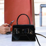 Maxbell Womens Tote Bag Shoulder Bag Fashionable Lightweight Casual Gift Satchel Bag Black