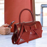 Maxbell Womens Tote Bag Shoulder Bag Fashionable Lightweight Casual Gift Satchel Bag Red