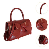 Maxbell Womens Tote Bag Shoulder Bag Fashionable Lightweight Casual Gift Satchel Bag Red