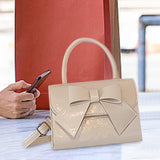 Maxbell Womens Tote Bag Shoulder Bag Fashionable Lightweight Casual Gift Satchel Bag White