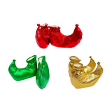Maxbell Clown Shoes Covers Adults Footwear Performance Fun Party Costume Accessories Red