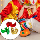 Maxbell Clown Shoes Covers Adults Footwear Performance Fun Party Costume Accessories Red