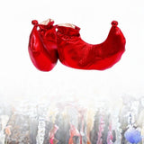 Maxbell Clown Shoes Covers Adults Footwear Performance Fun Party Costume Accessories Red