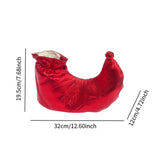 Maxbell Clown Shoes Covers Adults Footwear Performance Fun Party Costume Accessories Red