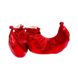 Maxbell Clown Shoes Covers Adults Footwear Performance Fun Party Costume Accessories Red