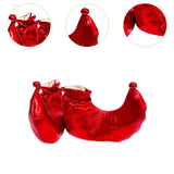 Maxbell Clown Shoes Covers Adults Footwear Performance Fun Party Costume Accessories Red