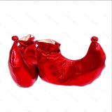 Maxbell Clown Shoes Covers Adults Footwear Performance Fun Party Costume Accessories Red