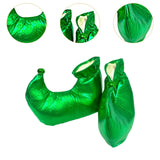Maxbell Clown Shoes Covers Adults Footwear Performance Fun Party Costume Accessories Green
