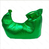 Maxbell Clown Shoes Covers Adults Footwear Performance Fun Party Costume Accessories Green