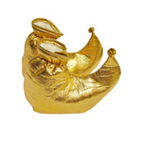 Maxbell Clown Shoes Covers Adults Footwear Performance Fun Party Costume Accessories Gold