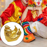 Maxbell Clown Shoes Covers Adults Footwear Performance Fun Party Costume Accessories Gold