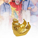Maxbell Clown Shoes Covers Adults Footwear Performance Fun Party Costume Accessories Gold