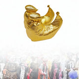 Maxbell Clown Shoes Covers Adults Footwear Performance Fun Party Costume Accessories Gold