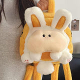 Maxbell Bunny Backpack Decor Crossbody Handbag for Birthday Traveling Outdoor Sports