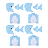 Maxbell Halloween Shark Costume Clothes for Stage Performance Holiday Party Supplies S