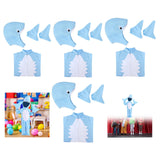 Maxbell Halloween Shark Costume Clothes for Stage Performance Holiday Party Supplies S
