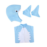Maxbell Halloween Shark Costume Clothes for Stage Performance Holiday Party Supplies S
