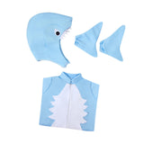 Maxbell Halloween Shark Costume Clothes for Stage Performance Holiday Party Supplies M