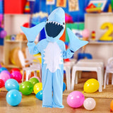 Maxbell Halloween Shark Costume Clothes for Stage Performance Holiday Party Supplies L