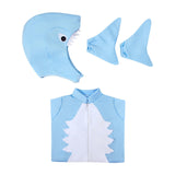 Maxbell Halloween Shark Costume Clothes for Stage Performance Holiday Party Supplies XL