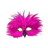 Maxbell Feather Mask Couple Masquerade Mask for Stage Performance Carnival Nightclub Rose