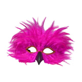 Maxbell Feather Mask Couple Masquerade Mask for Stage Performance Carnival Nightclub Rose