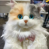 Maxbell Stuffed Cat Doll Backpack Lightweight Toy Knapsack for Dating Pet Lover Gift No Neckwear