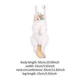 Maxbell Stuffed Cat Doll Backpack Lightweight Toy Knapsack for Dating Pet Lover Gift No Neckwear