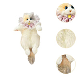 Maxbell Stuffed Cat Doll Backpack Lightweight Toy Knapsack for Dating Pet Lover Gift Pink Neckwear