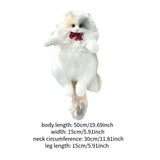 Maxbell Stuffed Cat Doll Backpack Lightweight Toy Knapsack for Dating Pet Lover Gift Strawberry Neckwear