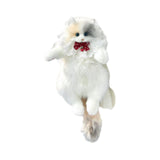 Maxbell Stuffed Cat Doll Backpack Lightweight Toy Knapsack for Dating Pet Lover Gift Strawberry Neckwear