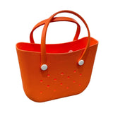 Maxbell Handbag Waterproof Fashion Easy to Clean Portable Beach Pouch Beach Hole Bag