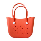Maxbell Handbag Waterproof Fashion Easy to Clean Portable Beach Pouch Beach Hole Bag