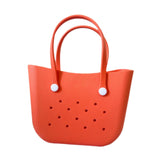 Maxbell Handbag Waterproof Fashion Easy to Clean Portable Beach Pouch Beach Hole Bag