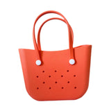Maxbell Handbag Waterproof Fashion Easy to Clean Portable Beach Pouch Beach Hole Bag