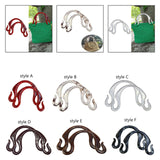 2Pcs Resin Handbag Handles Premium Supplies Gift Direct Replaces Hook Shaped Style A