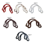 2Pcs Resin Handbag Handles Premium Supplies Gift Direct Replaces Hook Shaped Style A