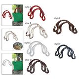 2Pcs Resin Handbag Handles Premium Supplies Gift Direct Replaces Hook Shaped Style A