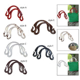 2Pcs Resin Handbag Handles Premium Supplies Gift Direct Replaces Hook Shaped Style A