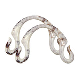 2Pcs Resin Handbag Handles Premium Supplies Gift Direct Replaces Hook Shaped Style B